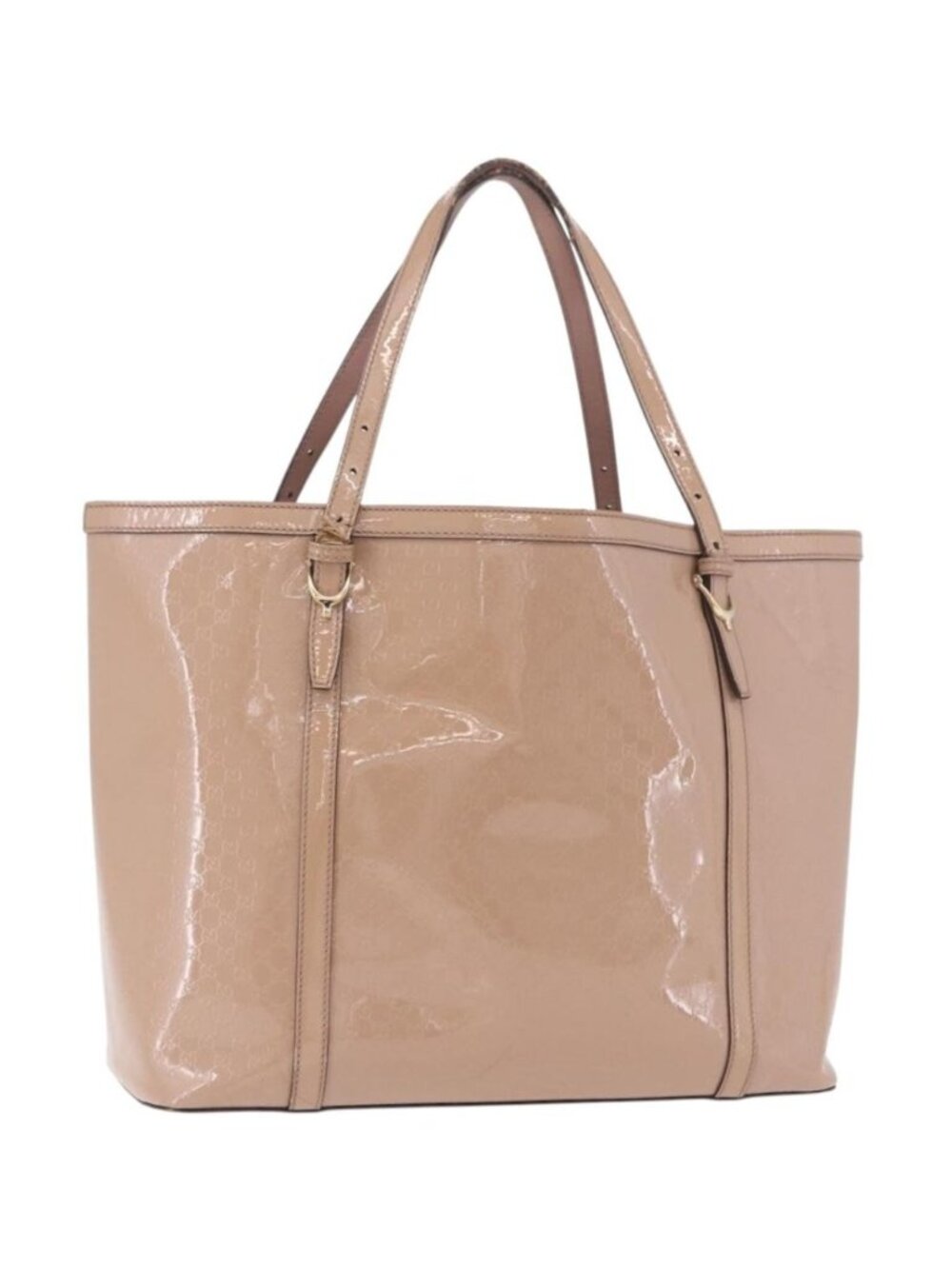GUCCI Micro GG Canvas Micro Guccissima Tote Bag PVC Pink Gold 309613